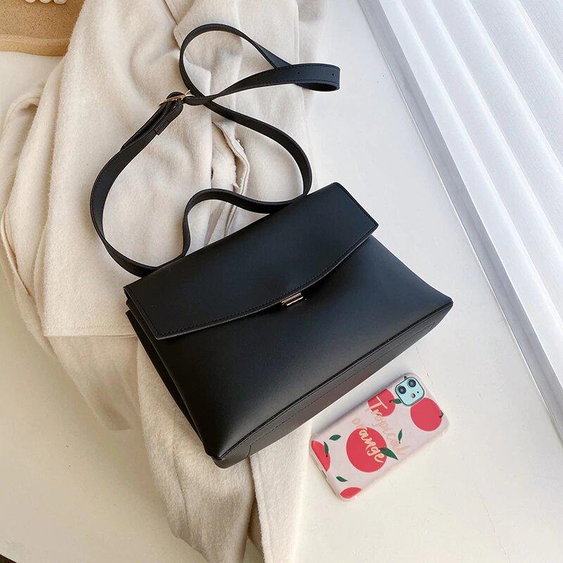 Sac à Main Noir en Cuir