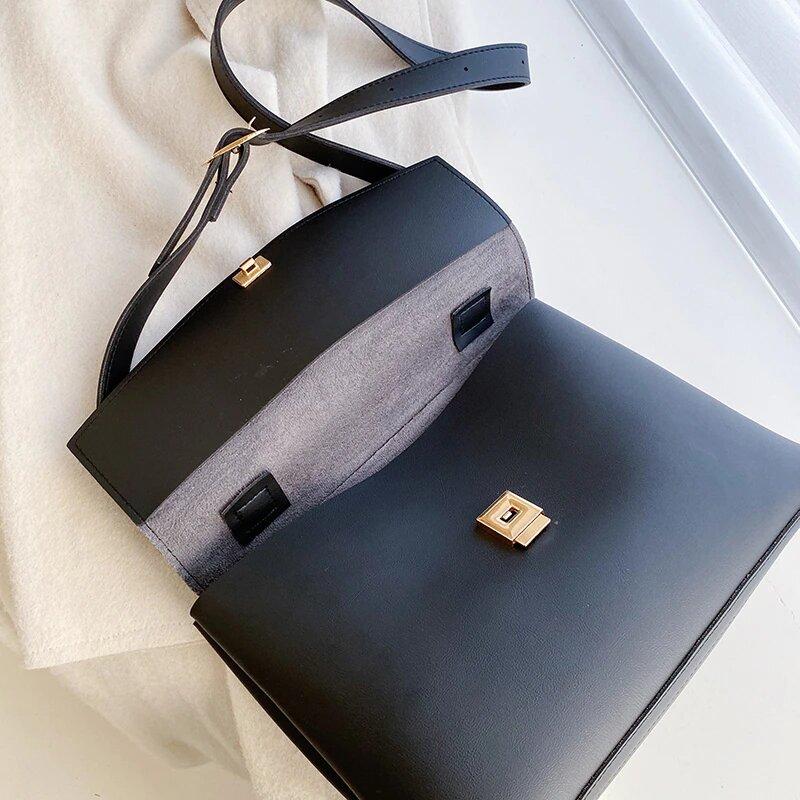 Sac à Main Noir en Cuir