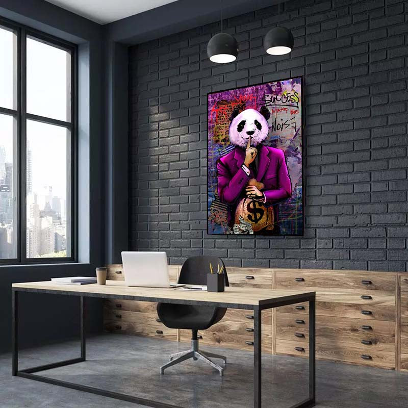 Tableau Panda Pop Art